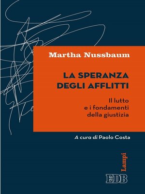 cover image of La Speranza degli afflitti